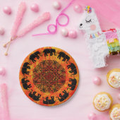 Bohemian Design Papierparty Teller (Party)