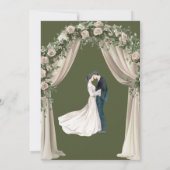 Bohemian Elegance Wedding Collection  Einladung (Rückseite)