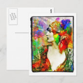 Bohemian-Farben Postkarte (Vorne/Hinten)