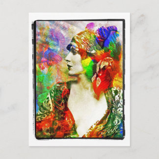 Bohemian-Farben Postkarte