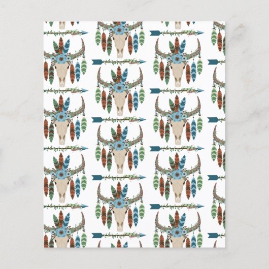 Bohemian Feathers Dreamcatcher Flyer (Hinten)