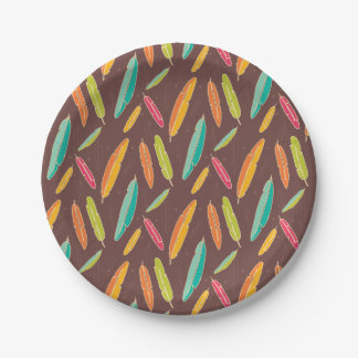 Bohemian Federn Papier Teller