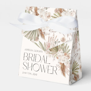 Bohemian Floral & Federn Duschdesign Geschenkschachtel