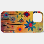 Bohemian Flowers Farbige Case-Mate iPhone Hülle (Rückseite (Horizontal))