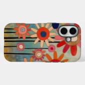 Bohemian Flowers Farbige Case-Mate iPhone Hülle (Rückseite (Horizontal))