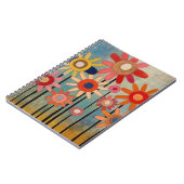 Bohemian Flowers Farbige Notizblock (Linke Seite)