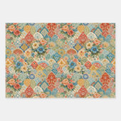 Bohemian Garden Mosaic Geschenkpapier Set (Vorderseite 3)