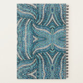 Bohemian Girly Chic Silver Grey Turquoise Planer (Rückseite)