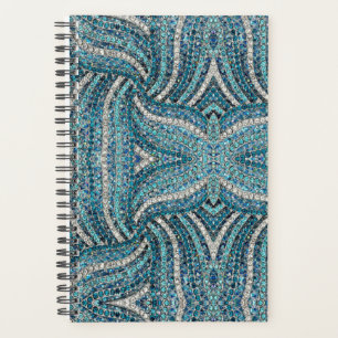 Bohemian Girly Chic Silver Grey Turquoise Planer