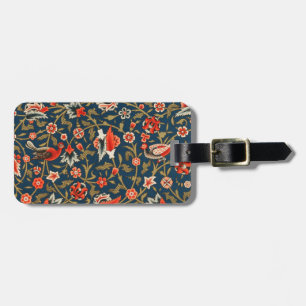Bohemian Indisch-Persisches Blumenmuster Vintage R Gepäckanhänger