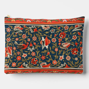 Bohemian Indisch-Persisches Blumenmuster Vintage R Zubehörtasche