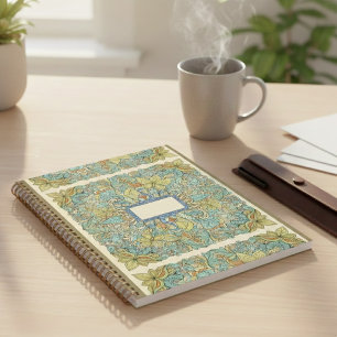 Bohemian Intricate Mandala & Schmetterling Hardcov Notizblock
