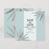 BOHEMIAN Leaf Tribal SAVE THE DATE (Vorne/Hinten)