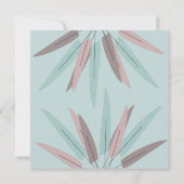 BOHEMIAN Leaf Tribal SAVE THE DATE (Rückseite)