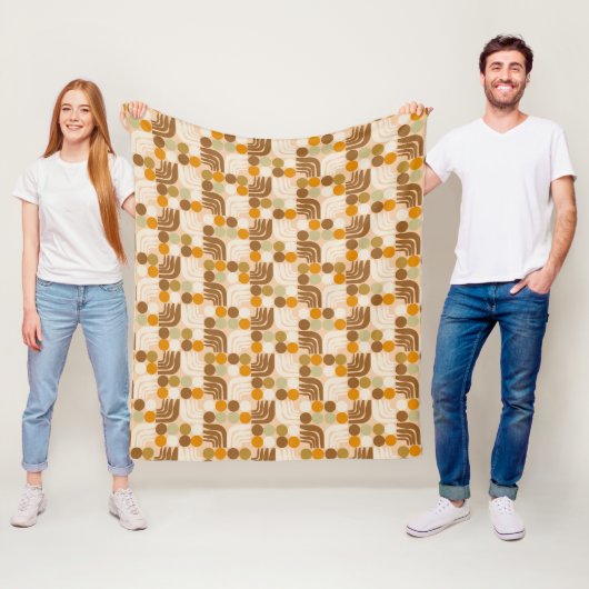 Bohemian Light Brown Fleecedecke (Beispiel)