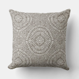 Bohemian Light Taupe-Muster Kissen