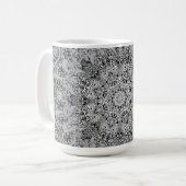Bohemian Mandala Art Kaffeetasse | Elegant Boho Ch (Vorderseite Links)