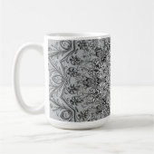 Bohemian Mandala Art Kaffeetasse | Elegant Boho Ch (Links)