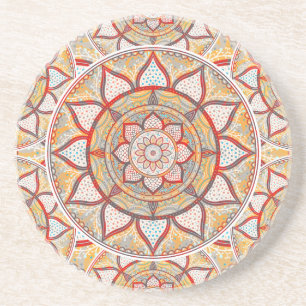 Bohemian Mandala Kissenhülle Getränkeuntersetzer