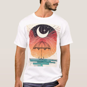 Bohemian Mond & Magischer Regen T-Shirt