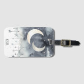 Bohemian Moon and Stars Gepäckanhänger (Vorderseite (Horizontal))