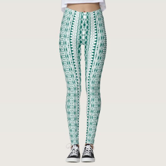 Bohemian Ornament 30122020 Peacock Leggings (Vorderseite)