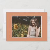 Bohemian Pampas Abiturparty Save The Date (Rückseite)