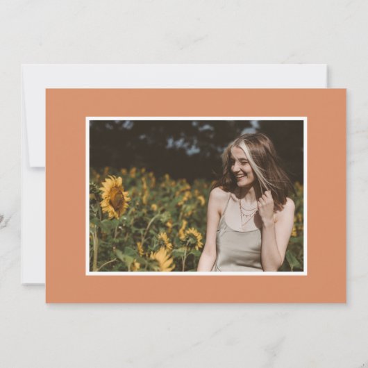 Bohemian Pampas Abiturparty Save The Date (Rückseite)