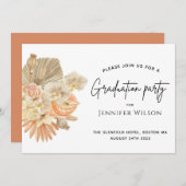 Bohemian Pampas Abiturparty Save The Date (Vorne/Hinten)