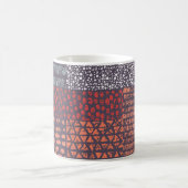 Bohemian Patchwork: nahtloses, handgezeichnetes De Kaffeetasse (Mittel)