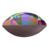 Bohemian Psychedelic Hippie Rainbow football (Gedreht 90)