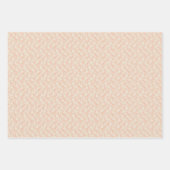 Bohemian romantic floral wedding shower geschenkpapier set (Vorderseite 2)