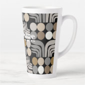 Bohemian Schwarz Grau Milchtasse (Rechts)