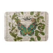 Bohemian-Skripte, französischer Botanischer Schmet Badematte (Vorderseite)