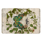 Bohemian-Skripte, französischer Botanischer Schmet Magnet (Horizontal)