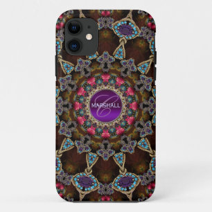 Bohemian-Tapeten-Kunst-Monogramm-CaseMate Case-Mate iPhone Hülle