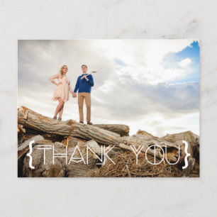 Bohemian-Tribal-Dankeschön-Foto Postkarte