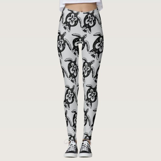 Bohemian-Turtle-Leggings Leggings (Vorderseite)