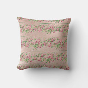 Bohemian Vintage Englische Rosen Mintgrüne Rosa Bl Kissen