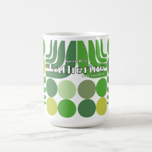 Bohemian White Grün Kaffeetasse
