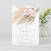 Bohemian-Wüstenluncheon Einladung (Stehend Vorderseite)