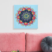 bohemianisch geblümte Leinwand (Insitu (Wohnzimmer))