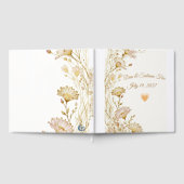 Bohemianischer, botanischer Stil Gästebuch (Voll)