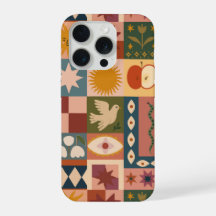 Bohemianisches Himmels-Patchwork mit mystischen Sy