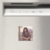 Bohemienne (The Bohemische) von William Bouguereau Magnet (In Situ (Geschirrspüler))