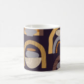 Bohemisch Abstrakt: Minimalistischer Vintager Char Kaffeetasse (Mittel)