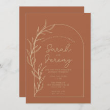 Bohemisch Arched Terracotta Wedding |