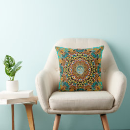 Bohemisch Batik Mandala OM Yoga Kissen