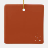 Bohemisch Beach Palm Tree Foto Keramik Ornament (Rückseite)