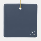 Bohemisch Beach Palm Tree Foto Keramikornament (Rückseite)